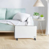 Θερμοπομπός με Wi-Fi NostroLux NL51974A, 2000W, Τηλεχειριστήριο, Χρονοδιακοπτης , LED, Λευκό