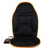 Μαξιλάρι/καθίσμα μασάζ Medivon Cosy Mesh, 12W, 4 ζώνες, 5 λειτουργίες, Θέρμανση, Χρονοδιακόπτης, Τηλεχειριστήριο, Μαύρο/πορτοκαλί