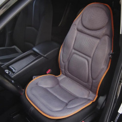 Μαξιλάρι/καθίσμα μασάζ Medivon Cosy Mesh, 12W, 4 ζώνες, 5 λειτουργίες, Θέρμανση, Χρονοδιακόπτης, Τηλεχειριστήριο, Μαύρο/πορτοκαλί
