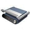 Γκριλ επαφής Nostro Lux NL51442P, 2200 W, οθόνη αφής, αντικολλητικές, κινητές πλάκες, άνοιγμα 180°, μπλε