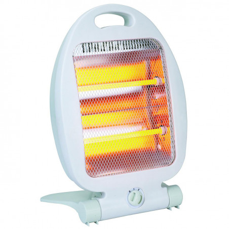 Θερμάστρα χαλαζία Elite EQH-06, 800 W, 2 επίπεδα θέρμανσης, Προστασία σε περίπτωση ανατροπής, Λευκό