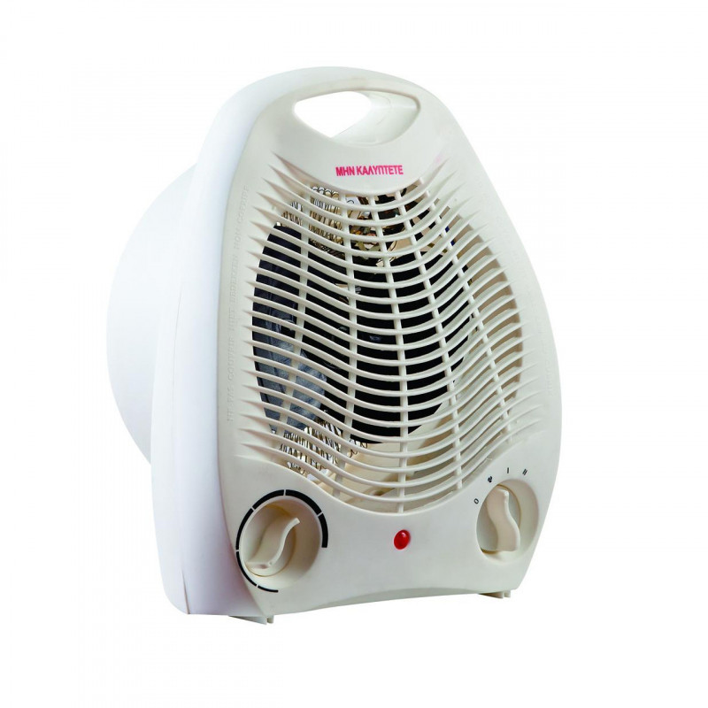 Θερμάστρα με ανεμιστήρα ELITE EFH-1384, 2000 W, Προστασία από υπερθέρμανση, Λειτουργίες κρύου, ζεστού και καυτού αέρα, Λευκό