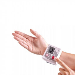 Συσκευή μέτρησης αρτηριακής πίεσης Wellneo Cardio, Ηλεκτρικά ερεθίσματα, 2 προγράμματα, Καρπός/πόδι, Λευκό