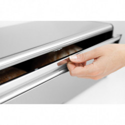Μεταχειρισμένος: Κουτί για ψωμί Brabantia Fall Front 107852, 18 l, 46,5x25 cm, Επιτοίχια, Χωρίς δακτυλικά αποτυπώματα, Inox/Matt