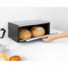 Μεταχειρισμένος: Κουτί για ψωμί Brabantia Fall Front 107852, 18 l, 46,5x25 cm, Επιτοίχια, Χωρίς δακτυλικά αποτυπώματα, Inox/Matt