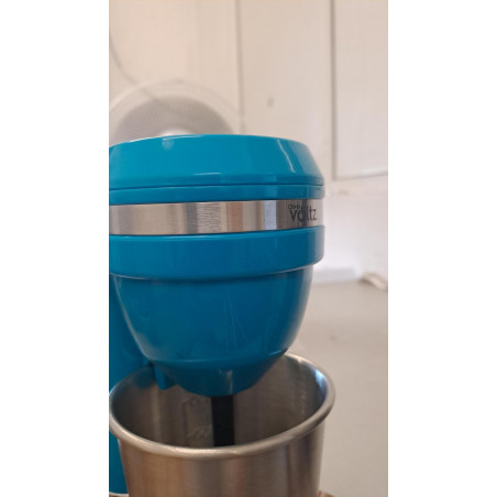 Μεταχειρισμένος: Μίξερ φραπέ Oliver Voltz OV51163E, 100W, Ανοξείδωτο μπολ με χωρητικότητα 450 ml, 2 ταχύτητες, Ατσάλινο σύρμα, Μπλε