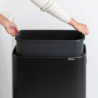 Μεταχειρισμένος: Κάδος απορριμμάτων Brabantia Bo Touch Hi 60L, Ματ Μαύρο