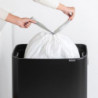 Μεταχειρισμένος: Κάδος απορριμμάτων Brabantia Bo Touch Hi 60L, Ματ Μαύρο