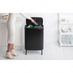 Μεταχειρισμένος: Κάδος απορριμμάτων Brabantia Bo Touch Hi 60L, Ματ Μαύρο