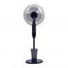 Μεταχειρισμένος: Ανεμιστήρας Elite EFM-0357R, 70W, 40 cm, 2.8 l, 3 ταχύτητες, 3 λειτουργίες, 3 πτερύγια, εξοικονόμηση ενέργειας, υδρονέφωση, Μαύρο