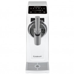 Μεταχειρισμένος: Μηχανή παγωτού 6 σε 1 Cuisinart Frost Fusion Ice Cream & Slushie ICE201E, 170 W, 1,6 λίτρα, Έξυπνη δοσολογία, Διατήρηση θερμοκρασίας, Συμπιεστής, Λευκό