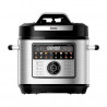 Πολυμάγειρα υπό πίεση Oliver Voltz OV51985L6, 1000 W, 6 L, 90 kPa, 3 επίπεδα, οθόνη LED, ανοξείδωτο