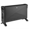 Θερμαντικό σώμα δαπέδου Rosberg R51974F, 2000 W, 3 επίπεδα θέρμανσης, Αυτόματη απενεργοποίηση, Προστασία από υπερθέρμανση, Θερμοστάτης, Μαύρο