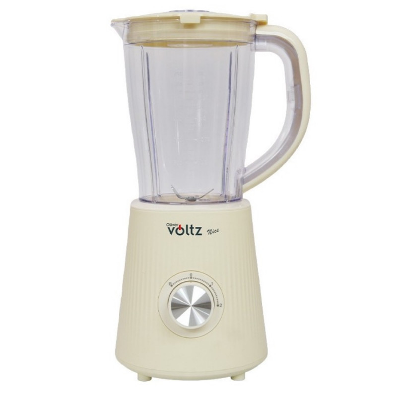 Μπλέντερ Oliver Voltz Nice OV51162PR, 500 W, 1,5 λίτρα, 2 ταχύτητες + λειτουργία παλμού, Κρεμ
