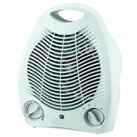 Θερμάστρα με ανεμιστήρα Reverie RFH-7307, 2000 W, 2 επίπεδα, 3 λειτουργίες, Προστασία από υπερθέρμανση, Ενδεικτική λυχνία, Λευκό