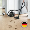 Σκουπάκι χωρίς σακούλα Bosch BGS21POW2 ProPower Series 4, 750 W, 2 λ, Power AirCycle, φίλτρο HEPA, 78 dB, Μαύρο/Κόκκινο