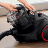 Σκουπάκι χωρίς σακούλα Bosch BGS21POW2 ProPower Series 4, 750 W, 2 λ, Power AirCycle, φίλτρο HEPA, 78 dB, Μαύρο/Κόκκινο