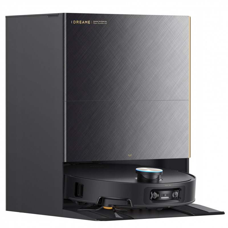 Ρομποτική σκούπα Dreame X60 Ultra Complete RLX87DE-BL, 180 λεπτά, 0,2 λίτρα, κάμερες AI, VersaLift, αυτόματη βάση φόρτισης, φωνητικές εντολές, μαύρο