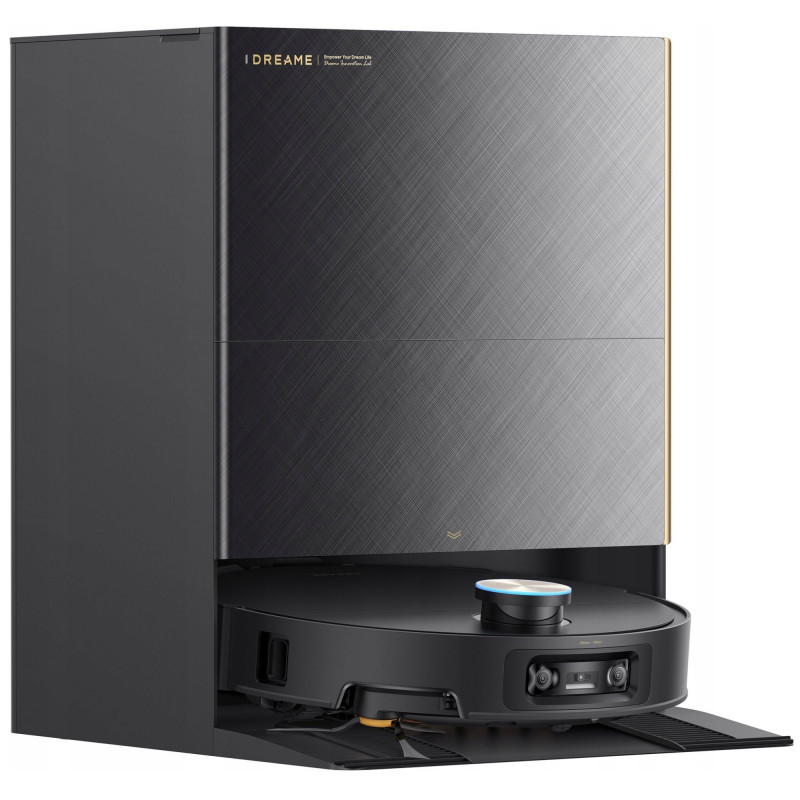 Ρομποτική σκούπα Dreame X60 Ultra Complete RLX87DE-BL, 180 λεπτά, 0,2 λίτρα, κάμερες AI, VersaLift, αυτόματη βάση φόρτισης, φωνητικές εντολές, μαύρο