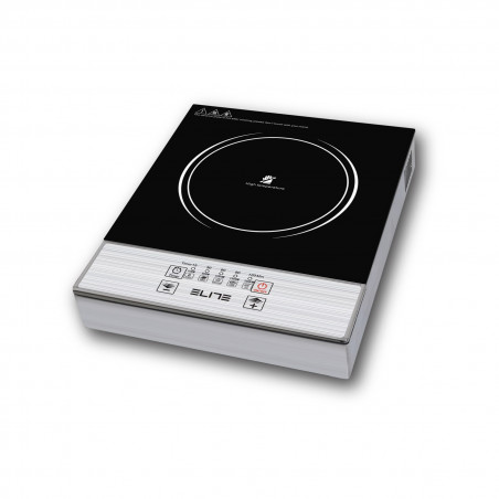 Μονή εστία υπέρυθρης ακτινοβολίας Elite EFP-1295TU, 2200 W, 20 εκ., χρονοδιακόπτης, γυαλοκεραμική επιφάνεια, ανοξείδωτο