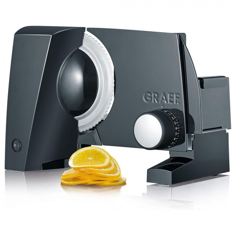 Κόφτης λουκάνικων Graef SKS100, 170 W, λεπίδα 170 mm, ανοξείδωτο ατσάλι, κλείδωμα ασφαλείας για παιδιά, μαύρο