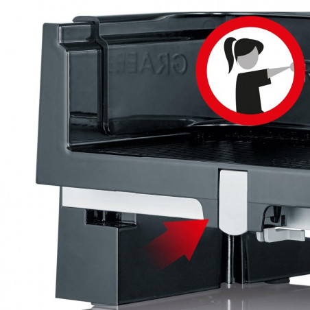 Κόφτης λουκάνικων Graef SKS100, 170 W, λεπίδα 170 mm, ανοξείδωτο ατσάλι, κλείδωμα ασφαλείας για παιδιά, μαύρο