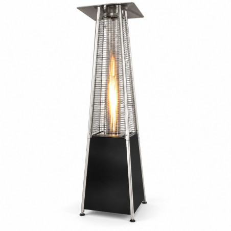 Θερμαντήρας αερίου Elite ODRGH-1376BL, 13 kW, Χάλυβας με επίστρωση σκόνης, Προστατευτικό πλέγμα, Μαύρο