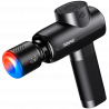 Πιστόλι μασάζ RENPHO Active ThermaCool Massage Gun, 15 W, 150 λεπτά, 5 ταχύτητες, 1800-3200 σ.α.λ., 4 επίπεδα ψύξης/θέρμανσης, χρονοδιακόπτης, συμπαγές, μαύρο
