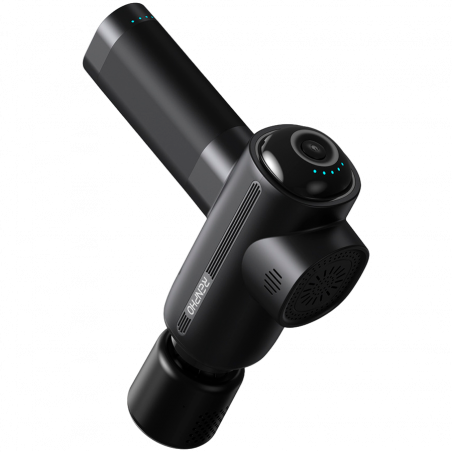 Πιστόλι μασάζ RENPHO Active ThermaCool Massage Gun, 15 W, 150 λεπτά, 5 ταχύτητες, 1800-3200 σ.α.λ., 4 επίπεδα ψύξης/θέρμανσης, χρονοδιακόπτης, συμπαγές, μαύρο