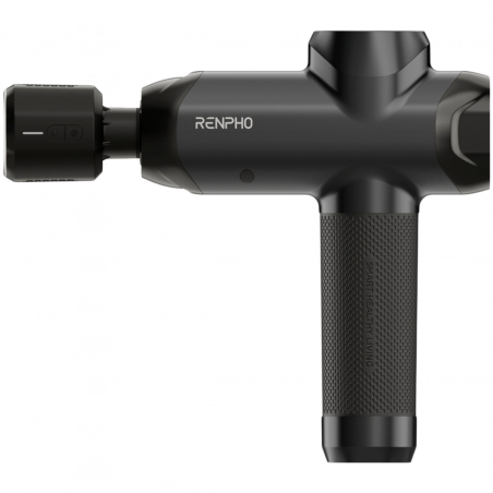 Πιστόλι μασάζ RENPHO Power+, 15 W, 150 λεπτά, 6 ταχύτητες, 1850-2600 σ.α.λ., 4 επίπεδα ψύξης/θέρμανσης, χρονοδιακόπτης, οθόνη αφής, Bluetooth, μαύρο