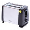 Τοστιέρα ψωμιού Rosberg R51440AS, 750W, 2 φέτες, Ανοξείδωτο ατσάλι / μαύρο