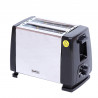 Τοστιέρα ψωμιού Rosberg R51440AS, 750W, 2 φέτες, Ανοξείδωτο ατσάλι / μαύρο