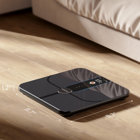 Έξυπνη ζυγαριά RENPHO Smart WiFi, Έως 180 κιλά, 13 δείκτες, Αναγνώριση χρήστη, Συγχρονισμός με εφαρμογές για κινητά, Ανάλυση βιοηλεκτρικής εμπέδησης, USB-C, Σκούρο μπλε