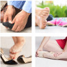 Συσκευή μασάζ σιάτσου για τα πόδια RENPHO Shiatsu Home Foot Sole Massager, 30W, 6 κεφαλές, 18 σημεία, 2 ταχύτητες, Λειτουργία θέρμανσης, Ρυθμιζόμενη κλίση και ύψος, Πλενόμενο κάλυμμα, Μαύρο