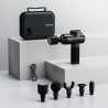 Πιστόλι μασάζ RENPHO Active ThermaCool Massage Gun, 15 W, 150 λεπτά, 5 ταχύτητες, 1800-3200 σ.α.λ., 4 επίπεδα ψύξης/θέρμανσης, χρονοδιακόπτης, συμπαγές, μαύρο