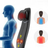 Μαξιλάρι μασάζ Σιάτσου RENPHO Neck & Back Massage Cushion - S-, 48W, 4 ζώνες, 3 επίπεδα έντασης, Θέρμανση έως 45°C, Ρυθμιζόμενο, Τηλεχειριστήριο, Μαύρο