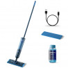 Ηλεκτρική σφουγγαρίστρα Philips OneUp 3000 XV3101/01, 50 λεπτά, 50 m², 312/270 ml, κεφαλή 360°, ενδεικτική λυχνία LED, φόρτιση μέσω USB-C, Μπλε