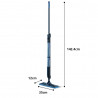 Ηλεκτρική σφουγγαρίστρα Philips OneUp 3000 XV3101/01, 50 λεπτά, 50 m², 312/270 ml, κεφαλή 360°, ενδεικτική λυχνία LED, φόρτιση μέσω USB-C, Μπλε