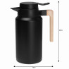 Θερμός Klausberg KB 7611, 2 λίτρα, Θερμομονωτική μόνωση, Διπλό τοίχωμα, Ερμητικό καπάκι, Ανοξείδωτο ατσάλι, Χωρίς BPA, Μαύρο