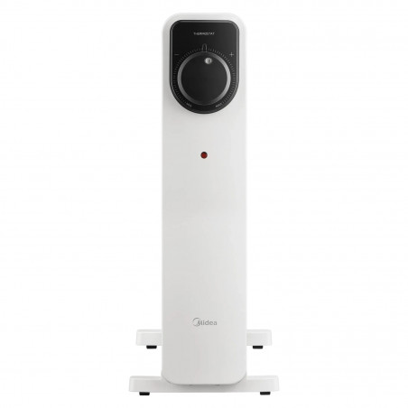 Θερμαντικό σώμα με λάδι Midea MHO2311MCPW, 2300 W, 20 м2, 11 πτερύγια, 3 βαθμίδες, χειροκίνητος θερμοστάτης, χρονοδιακόπτης, λευκό