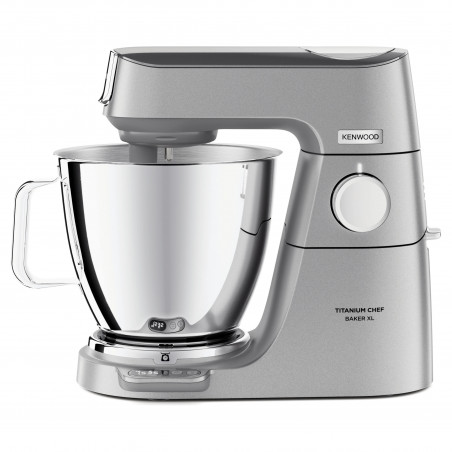 Μίξερ Kenwood Chef Baker XL KVL85.004SI, 1200 W, 2 δοχεία 5/7 λίτρα, Ηλεκτρονικός έλεγχος, Λειτουργία Pulse, EasyWeigh™, Ασημί