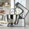 Μίξερ Kenwood Chef Baker XL KVL85.004SI, 1200 W, 2 δοχεία 5/7 λίτρα, Ηλεκτρονικός έλεγχος, Λειτουργία Pulse, EasyWeigh™, Ασημί