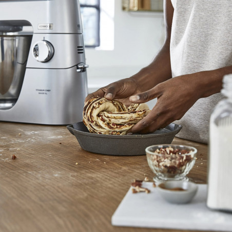 Μίξερ Kenwood Chef Baker XL KVL85.004SI, 1200 W, 2 δοχεία 5/7 λίτρα, Ηλεκτρονικός έλεγχος, Λειτουργία Pulse, EasyWeigh™, Ασημί