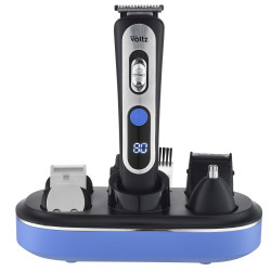 Μηχανή κουρέματος 5 σε 1 Oliver Voltz OV51810T, 5 W, 90 λεπτά, 7300 στροφές/λεπτό, οθόνη LCD, βάση στήριξης, μαύρο/μπλε