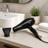 Στεγνωτήρας μαλλιών Rosberg Premium RP51100T, 2000 W, 2 ταχύτητες, 3 επίπεδα θερμότητας, Ψυχρή ροή, Εστιακός σωλήνας, Μαύρο