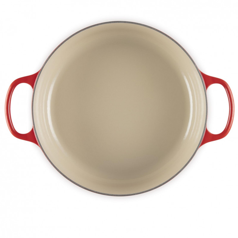Χυτοσίδηρο ταψί-ροστέρ Le Creuset 21179300602430, 30 εκ., 6,2 λ., Καπάκι που κλείνει αεροστεγώς για τη διατήρηση των αρωμάτων, Φούρνος έως 260 °C, Επαγωγή, Κόκκινο