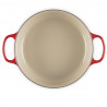 Χυτοσίδηρο ταψί-ροστέρ Le Creuset 21179300602430, 30 εκ., 6,2 λ., Καπάκι που κλείνει αεροστεγώς για τη διατήρηση των αρωμάτων, Φούρνος έως 260 °C, Επαγωγή, Κόκκινο