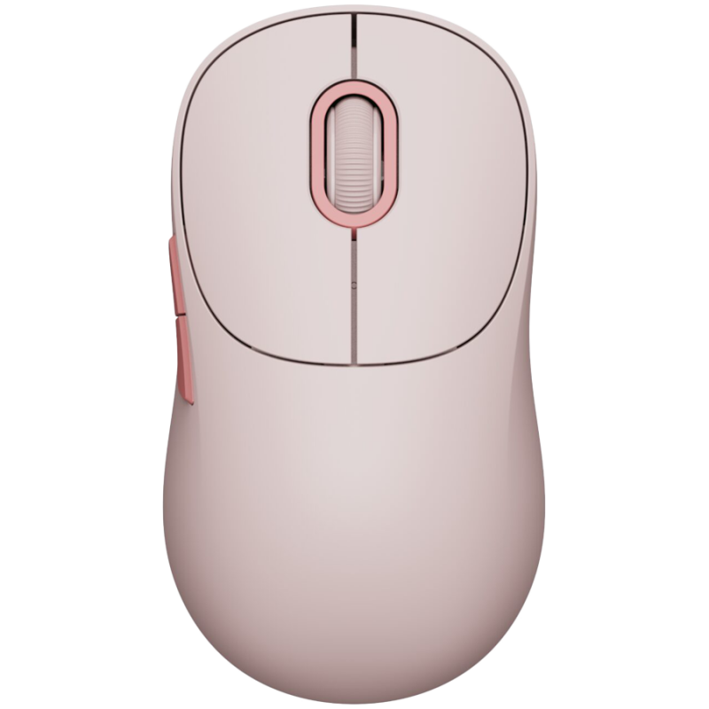 Ασύρματο ποντίκι Xiaomi BHR8911GL, 1200 DPI, 5 κουμπιά, Bluetooth/2,4 GHz, Αθόρυβο κλικ, Ροζ