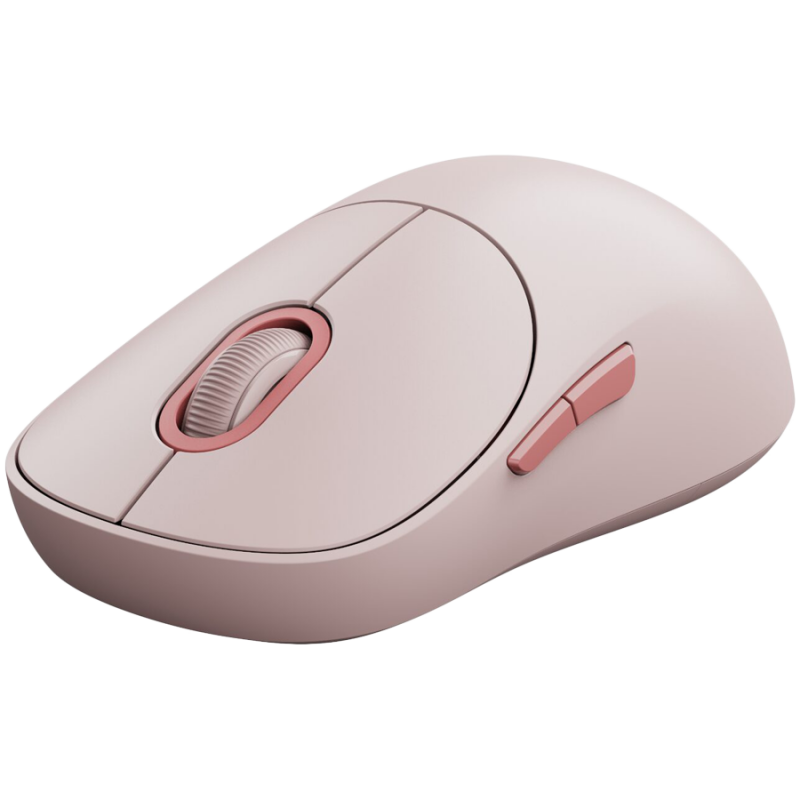 Ασύρματο ποντίκι Xiaomi BHR8911GL, 1200 DPI, 5 κουμπιά, Bluetooth/2,4 GHz, Αθόρυβο κλικ, Ροζ