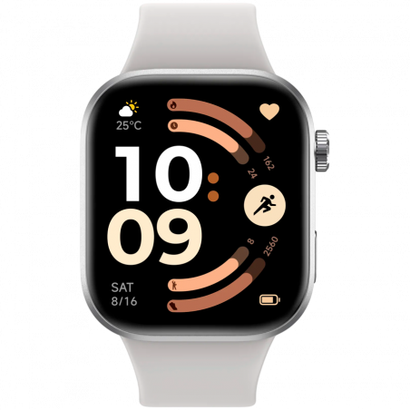 Έξυπνο ρολόι Xiaomi REDMI WATCH 6 M2523W1, οθόνη AMOLED 2,07 ιντσών, GPS, Bluetooth, αδιάβροχο, ασημί